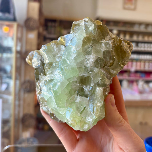 Green Calcite Rough