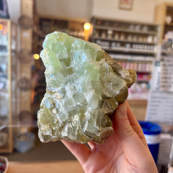 Green Calcite Rough
