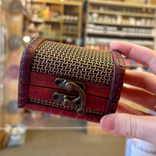 Mini Treasure Chest - Mesh Embossed