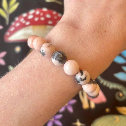 Pink Zebra Jasper Bracelet