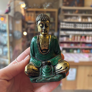 Gold Resin Mini Buddha