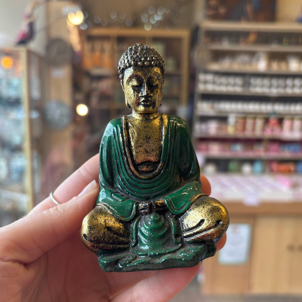 Gold Resin Mini Buddha