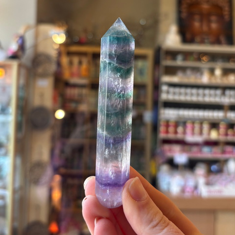 Rainbow Fluorite Wand