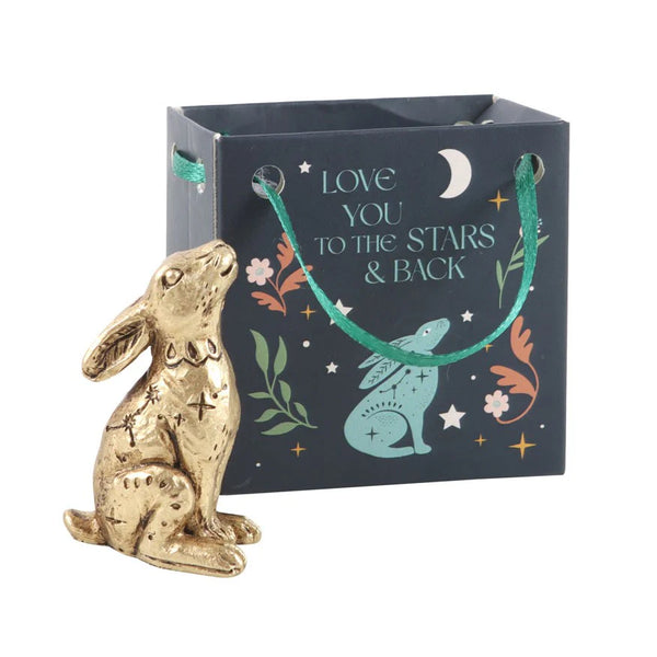 Lucky Resin Hare with Bag