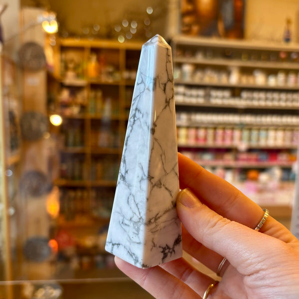 Howlite Obelisk