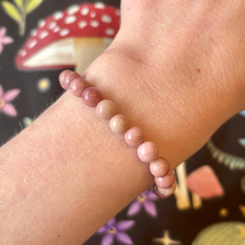 Rhodochrosite Power Bracelet