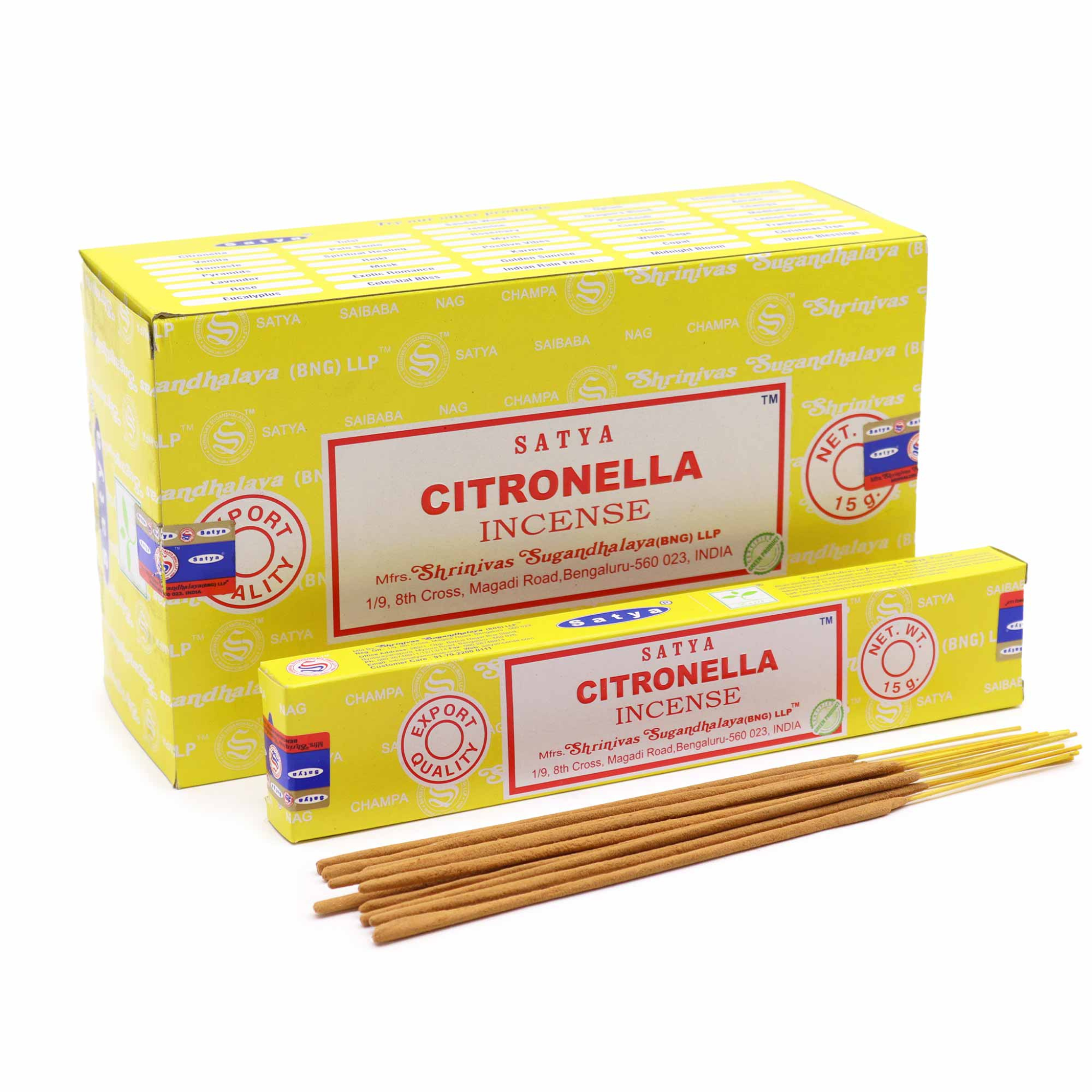 Citronella Satya Incense Sticks