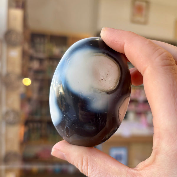 Orca Agate Pebble