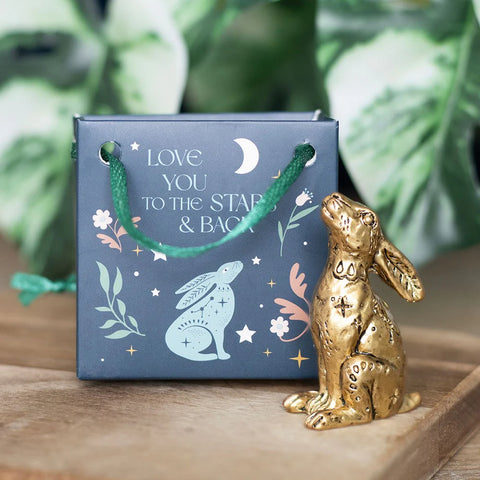 Lucky Resin Hare with Bag