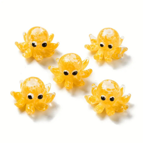 Octopus - Lampwork Beads
