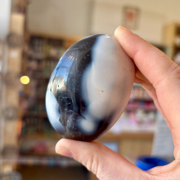 Orca Agate Pebble