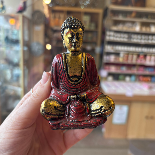 Gold Resin Mini Buddha