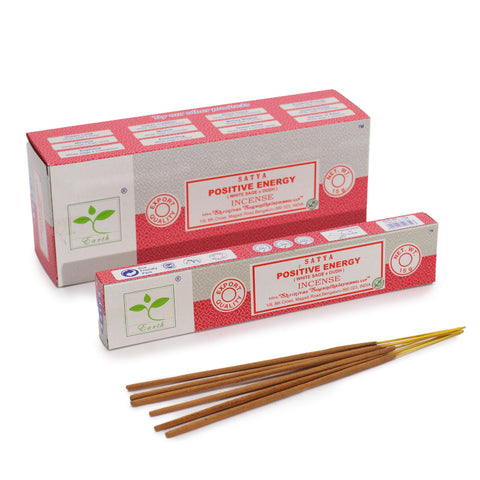 Positive Energy (White Sage & Oudh) Satya Incense Sticks