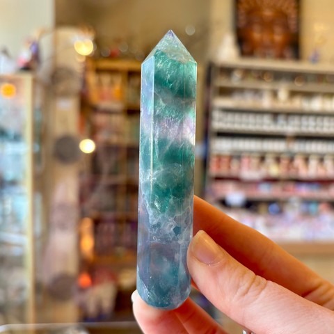 Rainbow Fluorite Wand