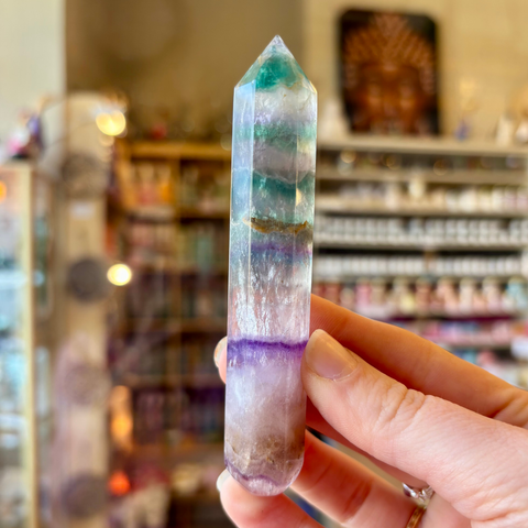 Rainbow Fluorite Wand