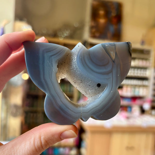 Druzy Agate Butterfly