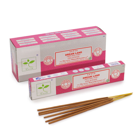 Dream Land (White Sage & Rose) Satya Incense Sticks