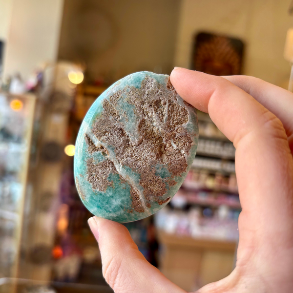 Caribbean Calcite Palm Stone