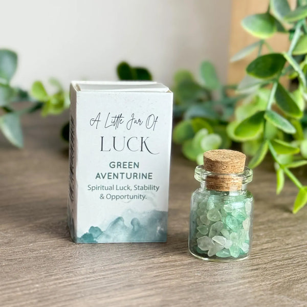 Jar of Luck Green Aventurine