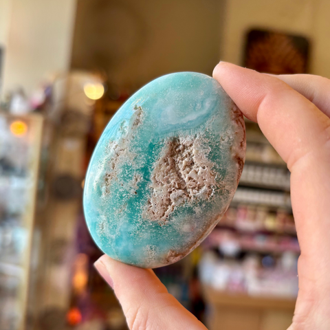 Caribbean Calcite Palm Stone