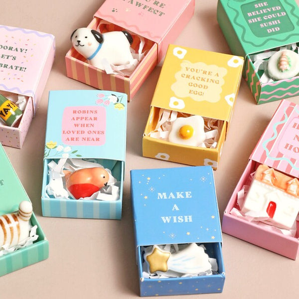 Ceramic Matchbox Tokens