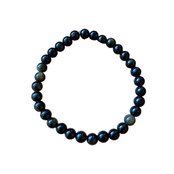 Golden Sheen Obsidian Bracelet