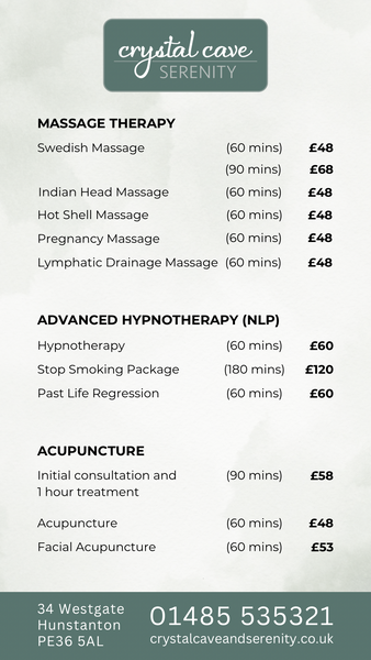 Crystal Cave and Serenity Gift Voucher