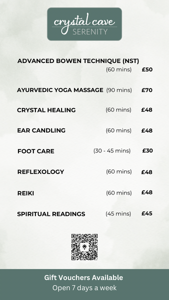 Crystal Cave and Serenity Gift Voucher
