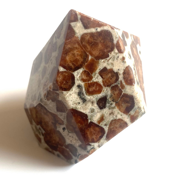 Garnet in Limestone
