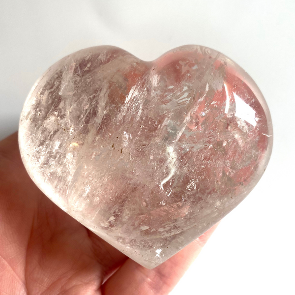 Clear Quartz Heart