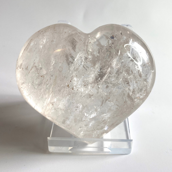 Clear Quartz Heart