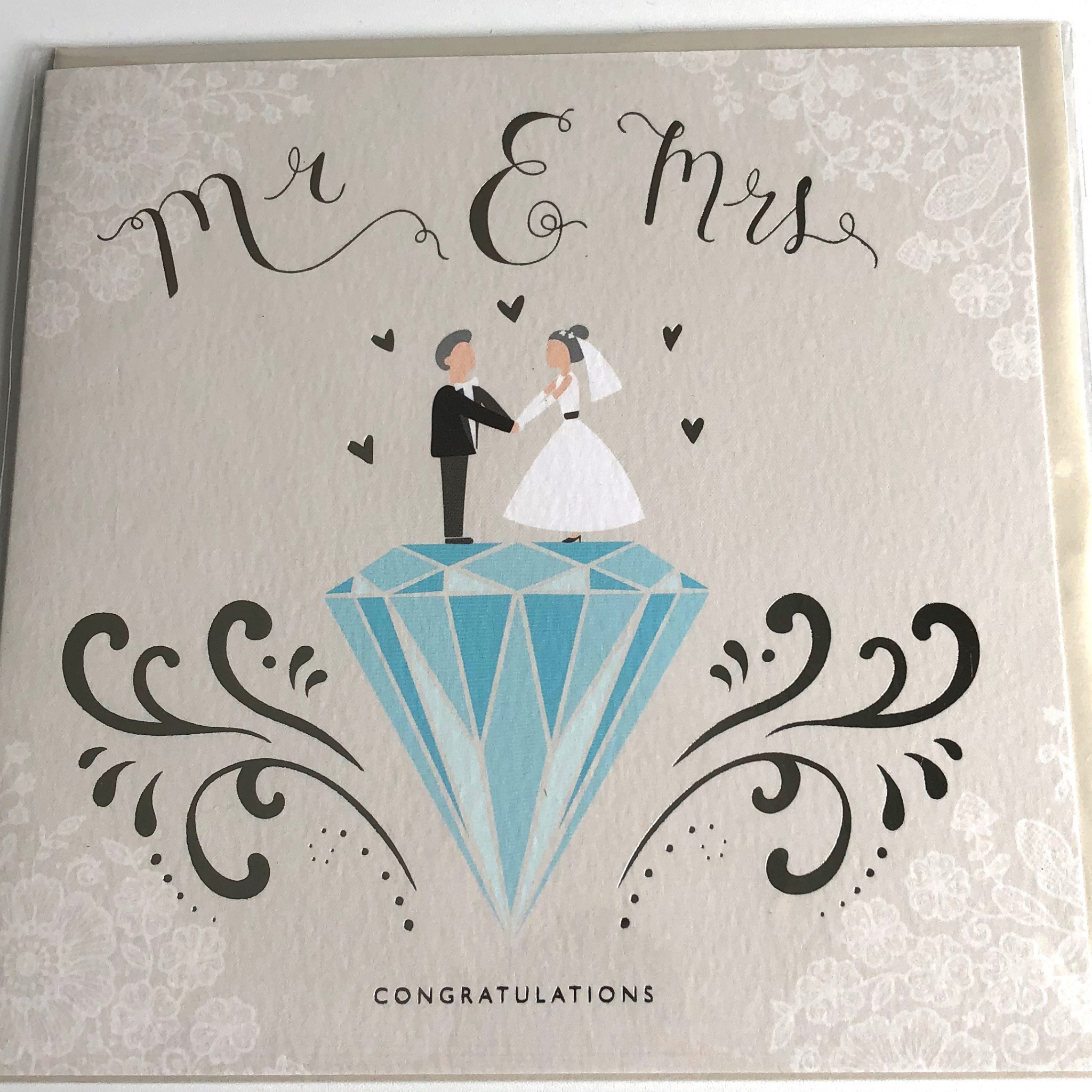 Mr & Mrs Congratulations Card Whistlefish