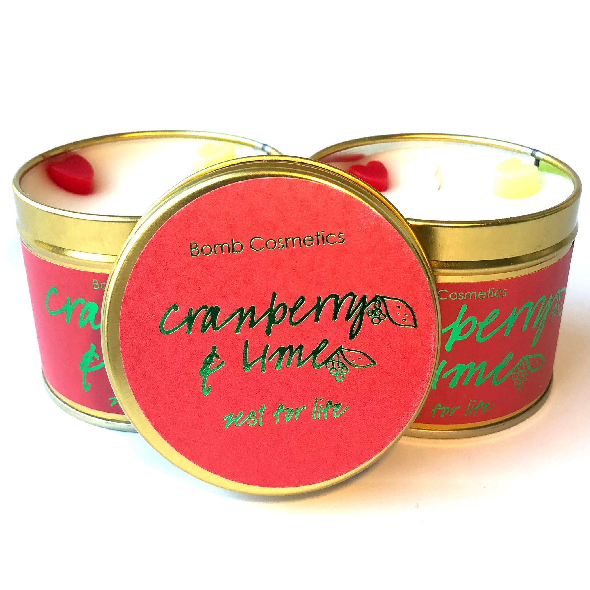 Bomb Cosmetics Cranberry and Lime Candle