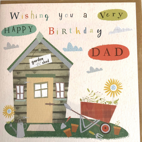 Wishing You A Very Happy Birthday Dad Card Whistlefish