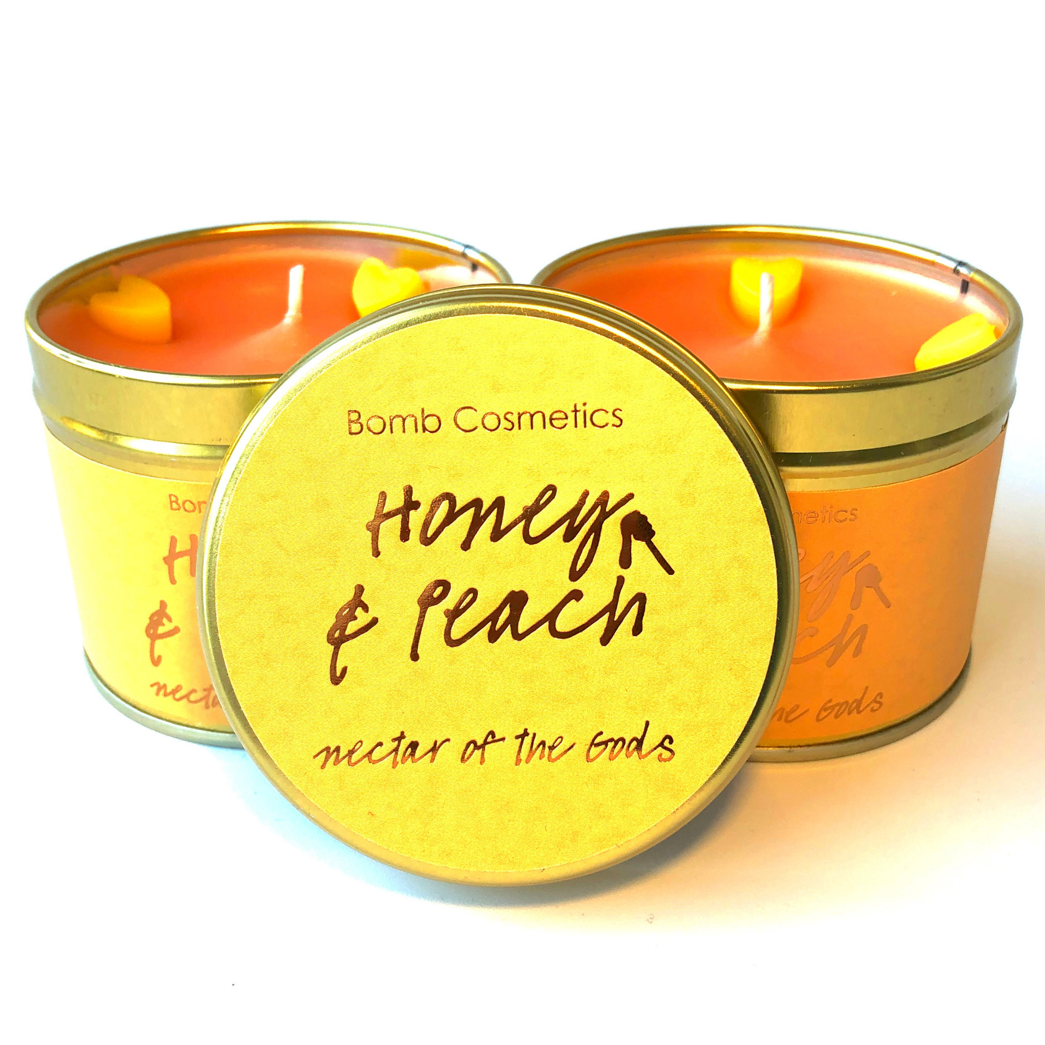 Bomb Cosmetics Honey and Peach Candle